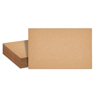 Blank Kraft Paper Cards 3x5 For Diy, Studying, Crafts (100 Pack) Brown
