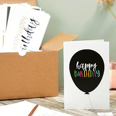 120 Pck Assorted Birthday And Anniversary Cards With Envelopes, 12 Designs, 4x6"