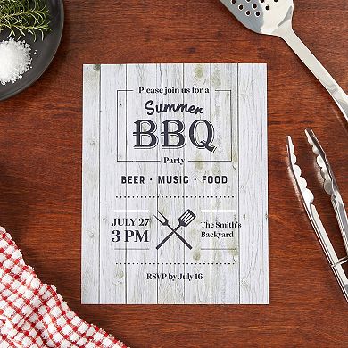 96 Sheets Wood Grain Stationery For Writing Letters, Invitations, 8.5x11 In