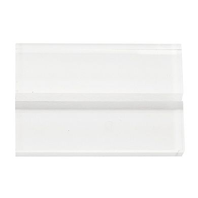 10x Table Number Holders For Weddings, Clear Acrylic Place Card Signs (3 X 2 In)