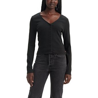 Women's Levi's® Muse Long Sleeve Button-Front Tee