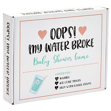 My Water Broke Baby Shower Game With 60 Mini Plastic Babies, 3 Ice Cube Trays