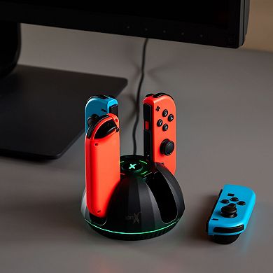 Charging Dock For 4 Controllers, Compatible With Switch Joy-con Controllers