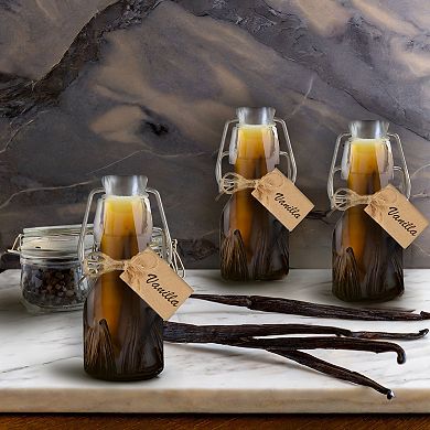 15 Pack Small Swing Top Glass Bottles With Lids, 2 Oz/ 60 Ml With Tags And Twine