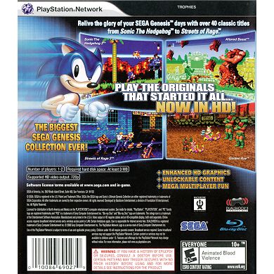 PlayStation 3 Sonic's Ultimate Genesis Collection