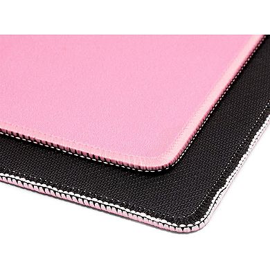 4 Pack Pink Mouse Pad Stitched Edge For Laptop Computer Pc Gaming Rubber 11x8.7”