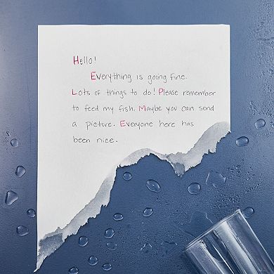 Pack Of 2 Water Soluble Dissolving Paper Notepad, 25-sheet/pad, 2.75" X 4.25