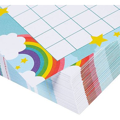 60pc Colorful Rainbow Desk Incentive Chart For Classroom, 5.25 X 6"