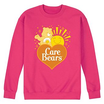 Men's Care Bears Funshine Logo Fleece Sweatshirt