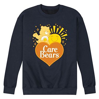 Men's Care Bears Funshine Logo Fleece Sweatshirt