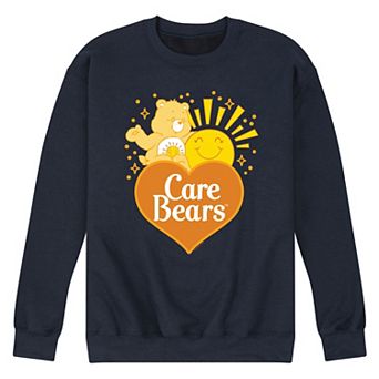 Men's Care Bears Funshine Logo Fleece Sweatshirt