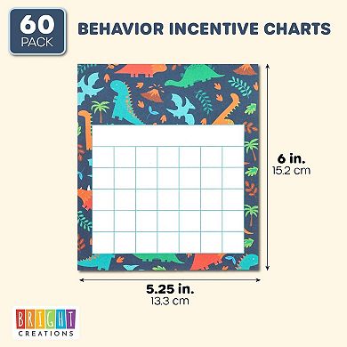 60-pack Classroom Incentive Charts, Motivate Nice Behavior, Dinosaur Themed