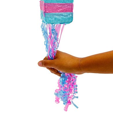 Pull String Gender Reveal Question Mark Pinata, Boy Or Girl Baby Shower, 17 X 11