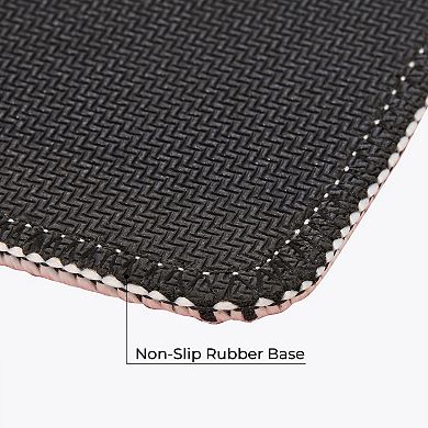 4 Pack Non-slip Mouse Pad Stitched Edge For Laptop Computer Gaming Pc 11x8.7”