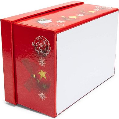 10 Pack Nesting Christmas Gift Boxes With Lids For Presents In 10 Sizes