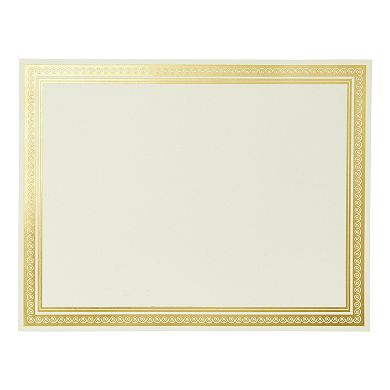 24 Certificate Holders & 24 Certificate Paper Certificate Kit 11.3 X 8.8"