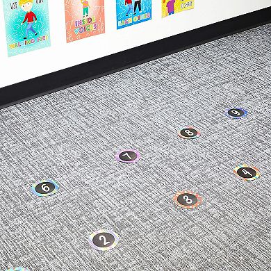 Number Stickers For The Office, Classrooms (4 Inches, 36 Pack)