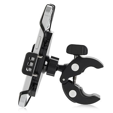 Bike Phone Holder Handlebar Mount, 360 Degree Rotation Corner Grip Silicone Band