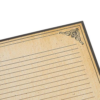 96 Sheets Vintage Lined Paper With Antique Border For Writing Letters, 8.5 X 11"