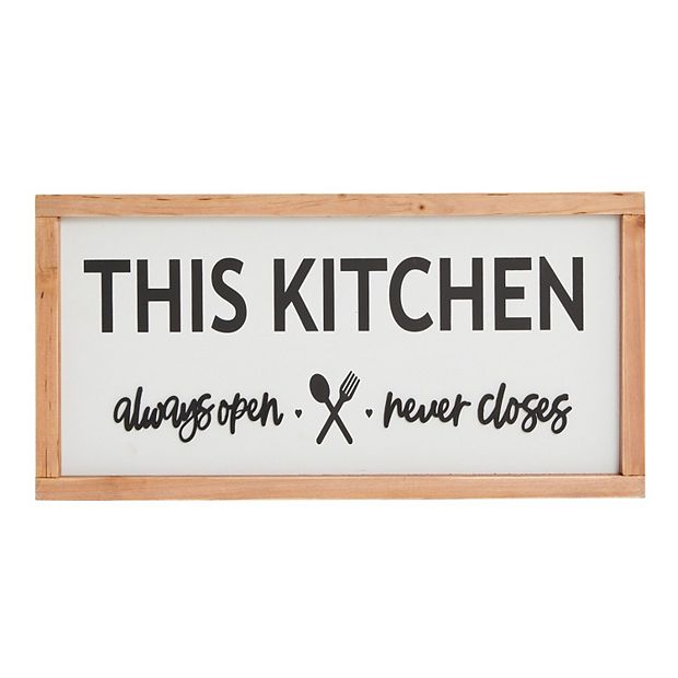 Long Farmhouse Kitchen Signs
