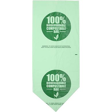 20pcs Large Compostable Garbage Rubbish Trash Bags Biodegradable 33 Gallon Green