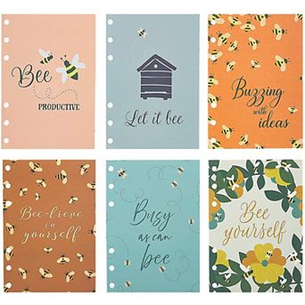 6 Pack A6 Schedule Planner Refill Paper With 6 Designs, 40 Sheet Each 4.1 X 5.8"