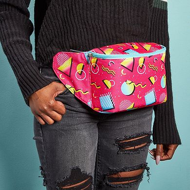 Retro 90's Fanny Pack Cooler, Insulated Waist Bag Cooler With Adjustable Strap