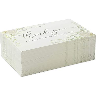 Sympathy Thank You Postcards, Blank (4 X 6 Inches, 100 Pack)