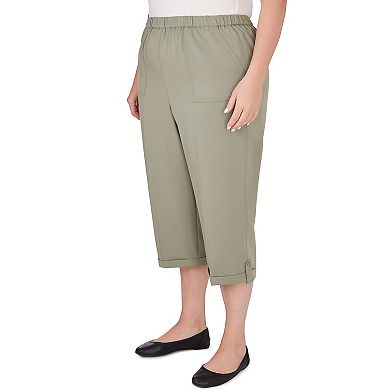 Plus Size Alfred Dunner Sunset Pull-On Capris