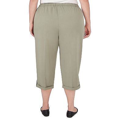 Plus Size Alfred Dunner Sunset Pull-On Capris