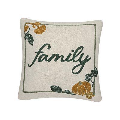 Celebrate Together Fall Ivory Fall Family Friends 3 Pack Pillows