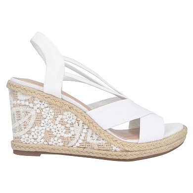 Impo® Tiyasa Women's Memory Foam Platform Wedge Stretch Sandals