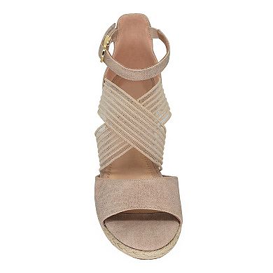 Impo® Tizane Women's Memory Foam Platform Wedge Stretch Sandals