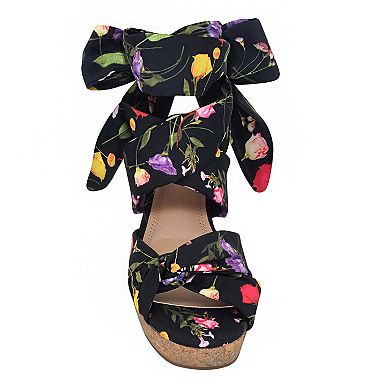 Impo® Vinya Women's Memory Foam Ankle Wrap Platform Sandals