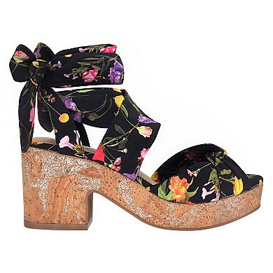 Impo® Vinya Women's Memory Foam Ankle Wrap Platform Sandals