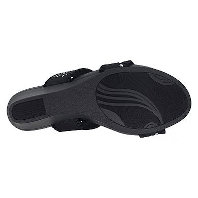 Impo® Verbena Women's Memory Foam Stretch Elastic Platform Wedge Sandals