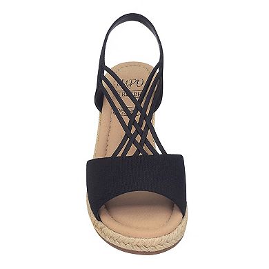 Impo® Niloni Women's Memory Foam Stretch Espadrille Sandals