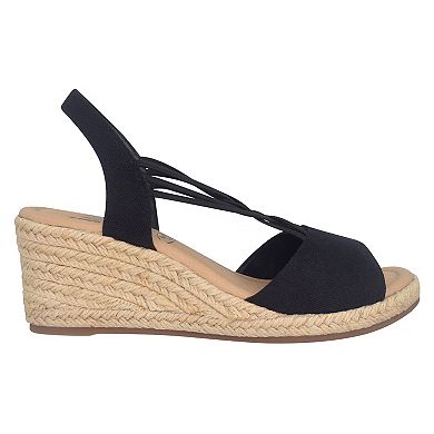 Impo® Niloni Women's Memory Foam Stretch Espadrille Sandals