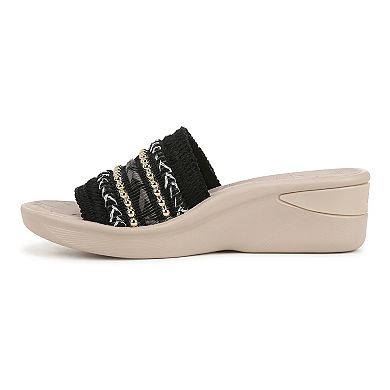 Bzees Sunshine Women's Wedge Slide Sandals