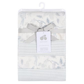 Just Born Baby 4 Pack Cotton Flannel Blankets