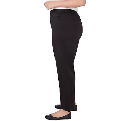 Plus Size Alfred Dunner Average Length Sateen Pants