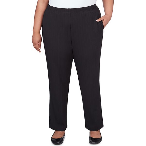 Plus Size Alfred Dunner Ribbed Pants