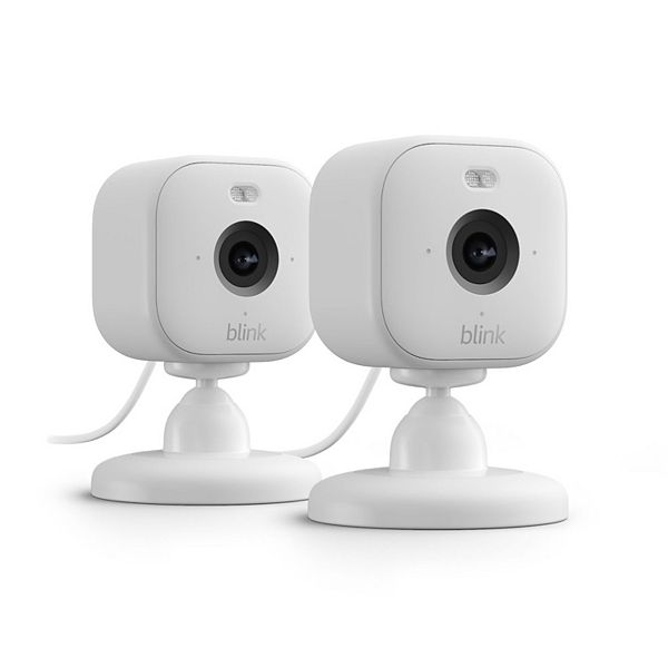 Blink Mini 2 Indoor Smart Security Camera 2-Pack - White