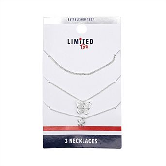 Girls Limited Too 3 pc Necklace Set