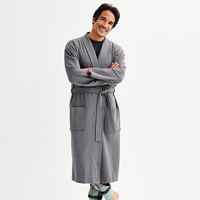 Men's Sonoma Goods For Life Waffle Robe, Size: Small/Medium, Navy