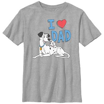 Disney's 101 Dalmatians I Love Dad Boys 6-20 Graphic Tee