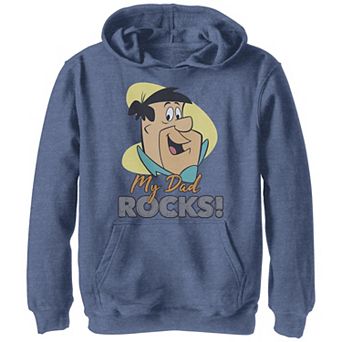 Boys The Flintstones My Dad Rocks Graphic Hoodie