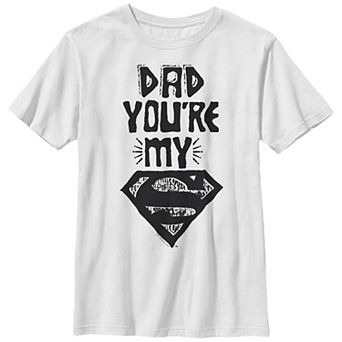 Boys Superman Dad You Are My Superman Graphic Tee