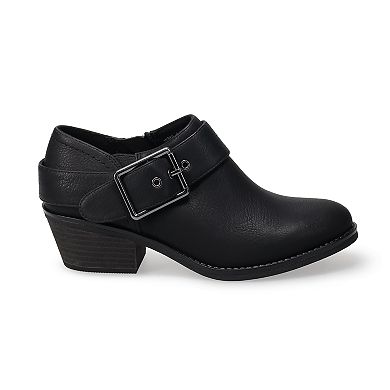 Croft & Barrow Buckle Strap Women's Ankle Boots