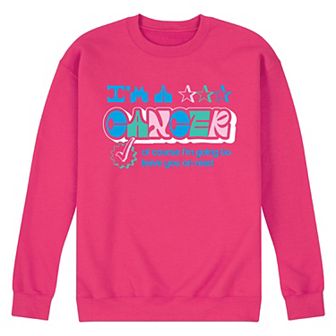 Men's Cancer Leave You On Read Fleece Sweatshirt